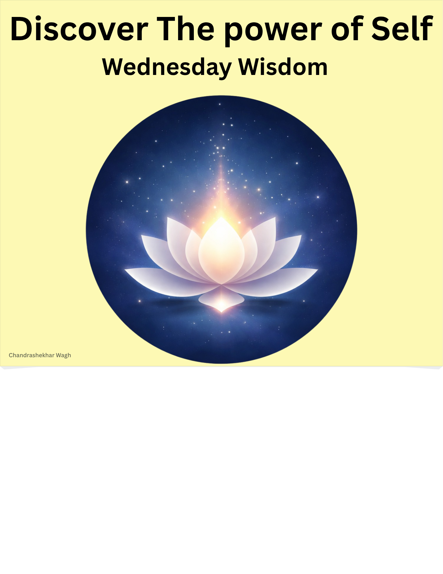 Wednesday Wisdom